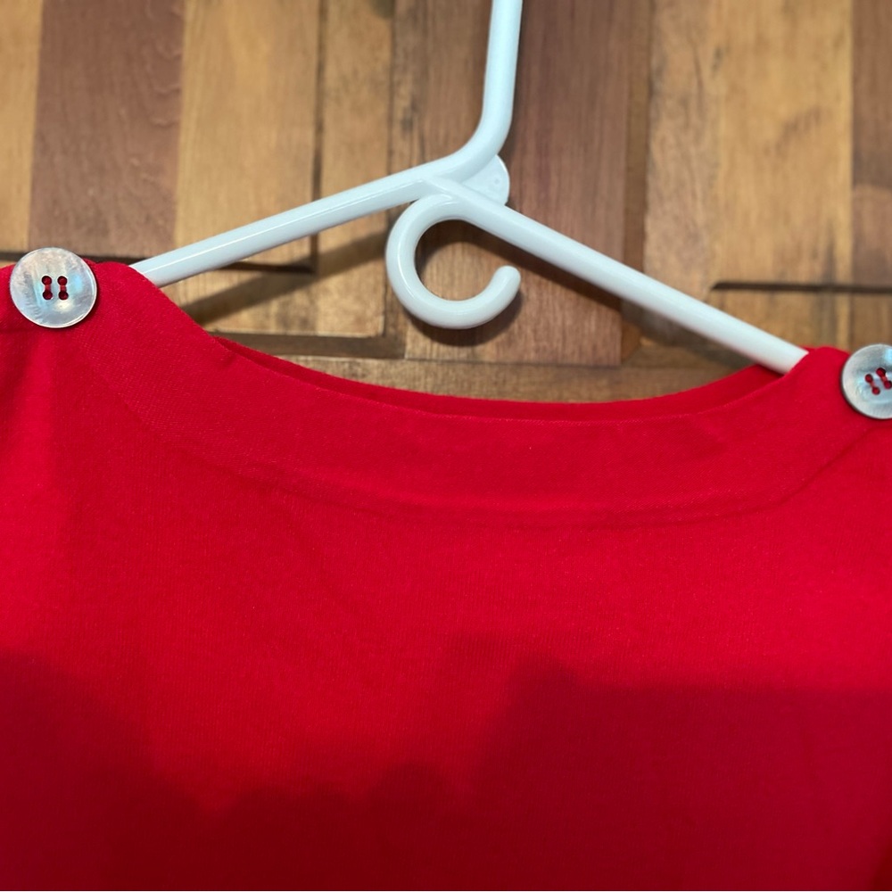 Joseph A Red Women's Tunic Top